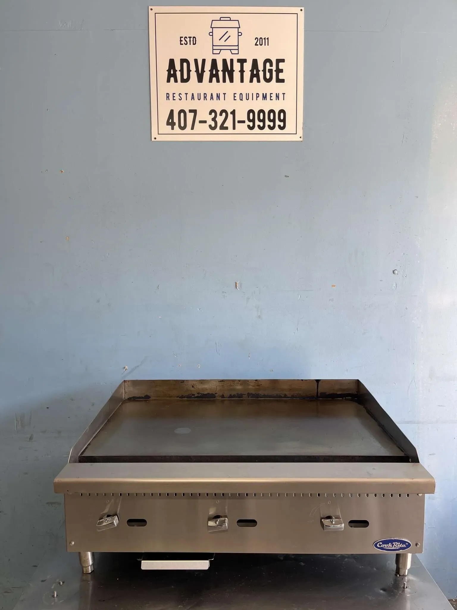 Atosa Cook Rite ATMG-36 – Commercial Gas Griddle for Professional Kitchens