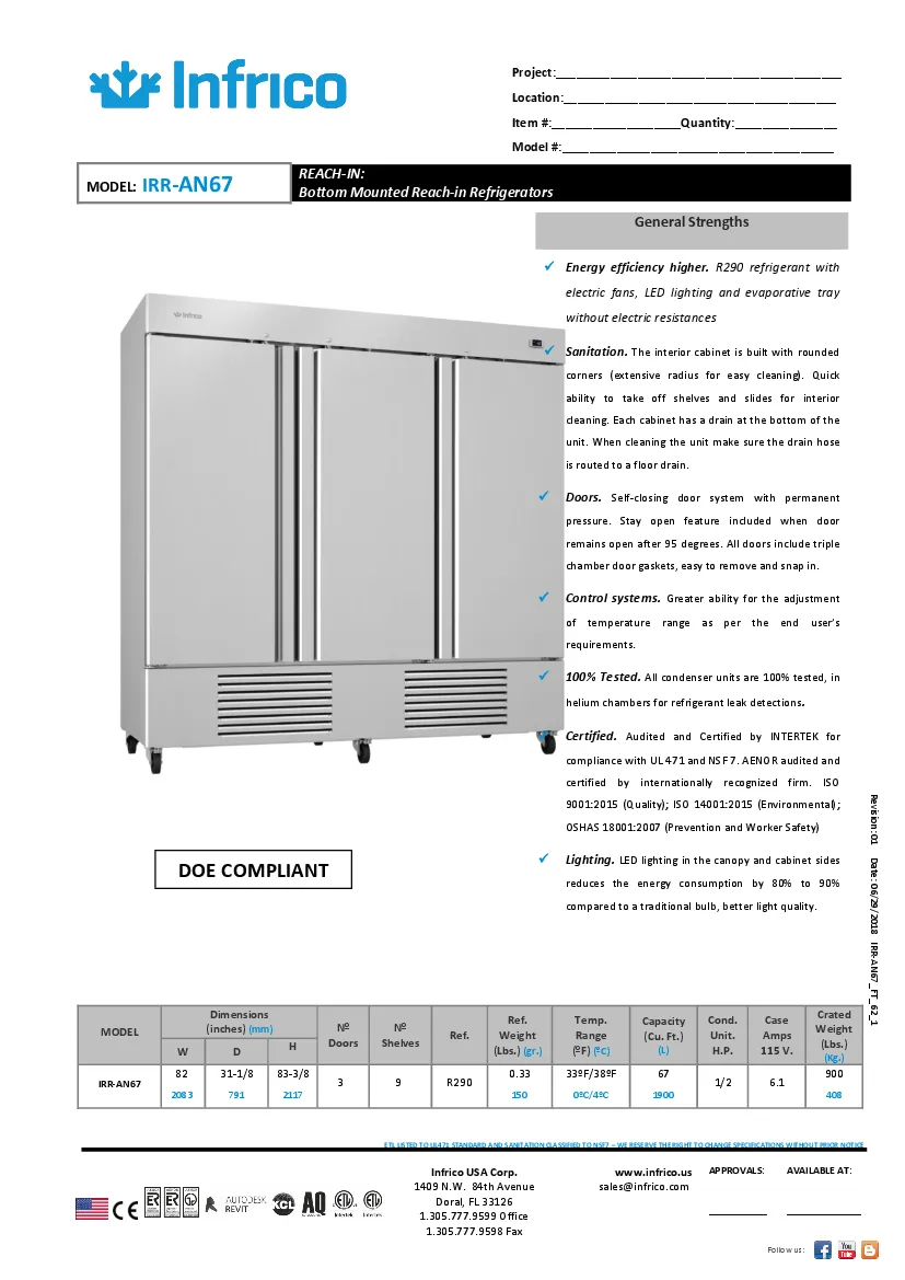 infrico-irr-an67-bottom-mounted-reach-in-refrigerators-freezers-specsheet-260403drbt5z.pdf