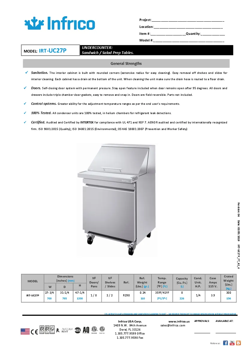 infrico-irt-uc27p-sandwich-salad-prep-table-115v-27-75-w-1-door-specsheet-260709fdrvuf.pdf