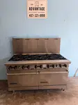 American Range AR-10 60" Commercial Gas Restaurant Range 10-Burner Double Oven