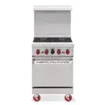American Range , AR-4, Range, 24" Restaurant, Gas