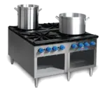 Comstock-Castle , 2CSP36, Range, Stock Pot, Gas
