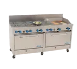 Comstock-Castle , 2F330-12, Range, 72" Restaurant, Gas