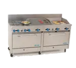 Comstock-Castle , 2F330-24-2RB, Range, 72" Restaurant, Gas