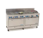 Comstock-Castle , 2F330-2RB, Range, 72" Restaurant, Gas