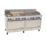 Comstock-Castle , 2F330-30-2.5RB, Range, 72" Restaurant, Gas