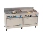 Comstock-Castle , 2F330-36-1RB, Range, 72" Restaurant, Gas
