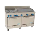 Comstock-Castle , F3226-3RB, Range, 60" Restaurant, Gas
