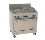 Comstock-Castle , F330-1RB, Range, 36" Restaurant, Gas