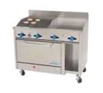 Comstock-Castle , F3430-24-2RB, Range, 48" Restaurant, Gas