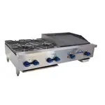 Comstock-Castle FHP48-24T-2RB, Griddle / Charbroiler, Gas, Countertop