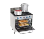 Comstock-Castle , FK430-1.5RB, Range, 36" Restaurant, Gas