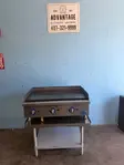 Globe GG36G 36" Commercial Gas Griddle | 1" Thick Plate Manual Flat Top Grill