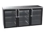 Krowne Metal , BR72L-GSS-LRR, Refrigeration- Remote Back Bar Cooler