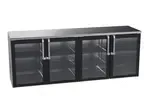 Krowne Metal , BR96R-GSS-LLRR, Refrigeration- Remote Back Bar Cooler