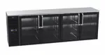 Krowne Metal , BS108L-GSS-RLLR, Refrigeration- Self-Contained Back Bar Cooler