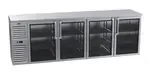 Krowne Metal , BS108L-KSS-LRRR, Refrigeration- Self-Contained Back Bar Cooler