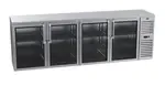 Krowne Metal , BS108R-KSS-LLRR, Refrigeration- Self-Contained Back Bar Cooler