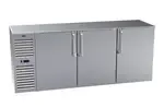 Krowne Metal , BS84L-SNS-RRR, Refrigeration- Self-Contained Back Bar Cooler