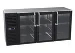 Krowne Metal , NS72L-GNS-RLR, Refrigeration- Self-Contained Narrow Door Back Bar