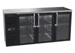 Krowne Metal , NS72L-GSS-LRR, Refrigeration- Self-Contained Narrow Door Back Bar