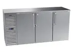 Krowne Metal , NS72L-SSS-RRR, Refrigeration- Self-Contained Narrow Door Back Bar