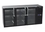Krowne Metal , NS72R-GNS-RLL, Refrigeration- Self-Contained Narrow Door Back Bar