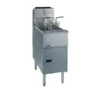 Pitco Frialator , SG14T-S, Fryer, Gas, Floor Model, Split Pot