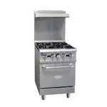 Serv-Ware SGR-4B, Range, 24" Restaurant, Gas