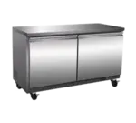 Serv-Ware UCF-48-HC, Freezer, Undercounter, Reach-In