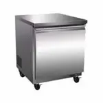 Serv-Ware UCR-26-HC, Refrigerator, Undercounter, Reach-In