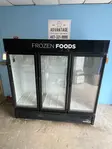True GDM-72F-HC-TSL01 Three Door Merchandising Freezer - 5845